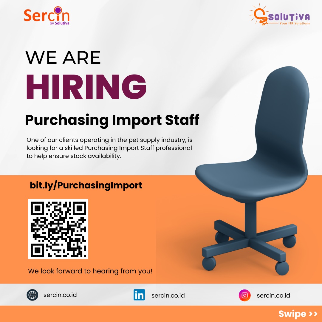 Purchasing Import Staff – Lowongan Kerja