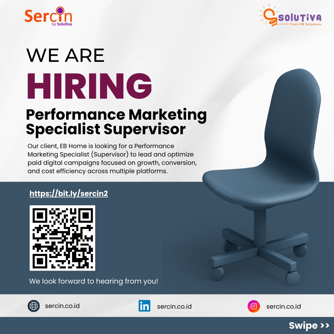 Performance Marketing Specialist (Supervisor) – Lowongan Kerja