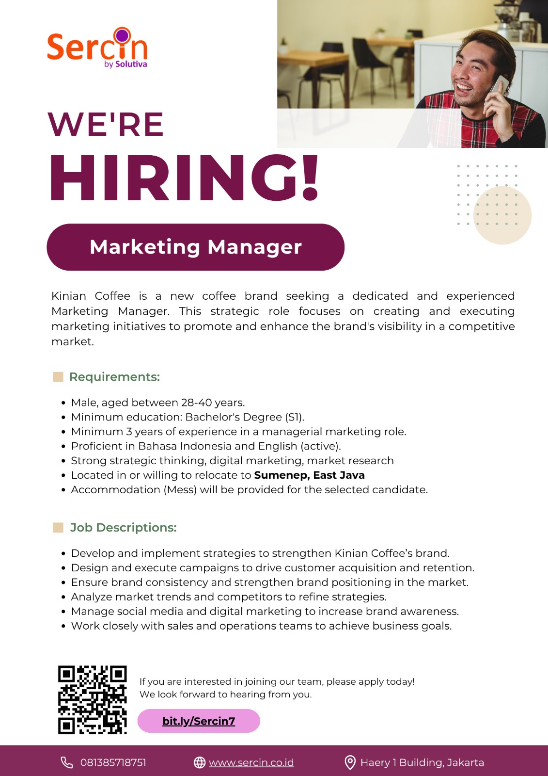 Marketing Manager (Sumenep)